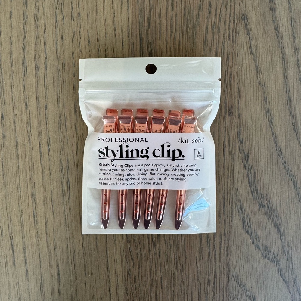 NEW Kitsch Styling Hair Clips 6pc Set